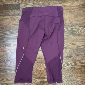 Lululemon cropped mesh leggings